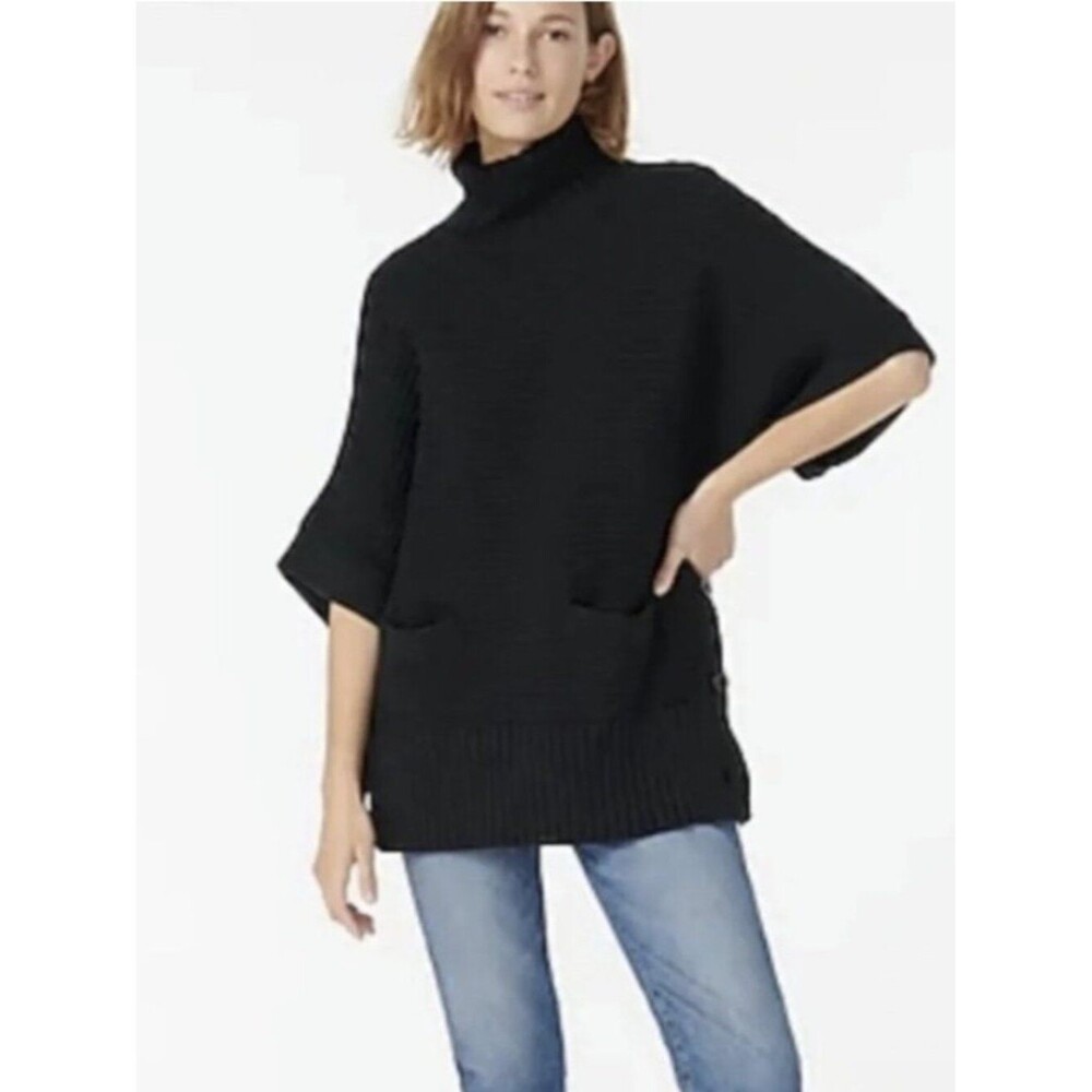 J. Crew Turtleneck Poncho Size L